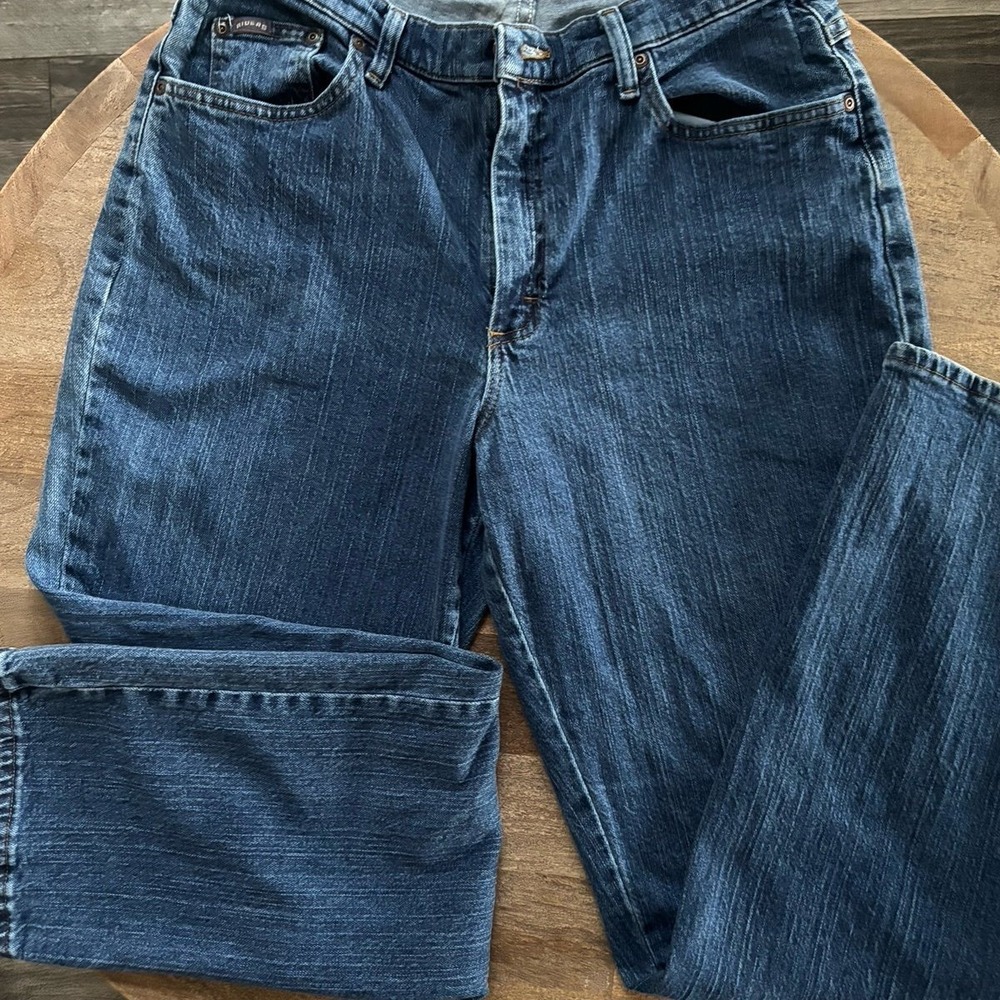 Women's denim jean rider pants size 16L